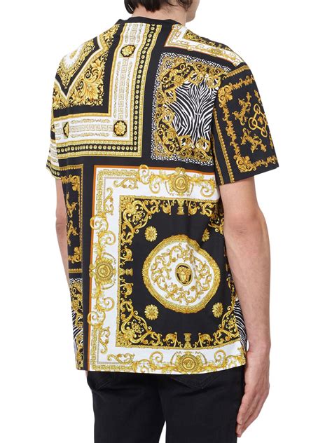 floral versace shirt|Versace t shirts for men.